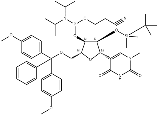 N1-甲基假尿苷 CEP, 875302-45-7, 结构式