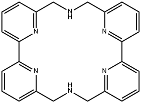 2,17-diaza[3.3](6,6')-2,2'-bipyridinophane Struktur