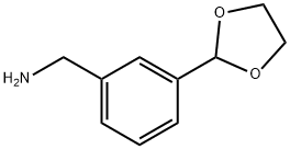 Benzenemethanamine, 3-(1,3-dioxolan-2-yl)-,875582-75-5,结构式