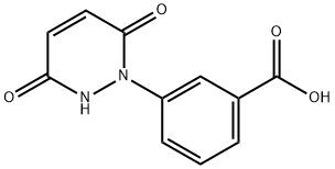 3-(3,6-二氧代-1,2,3,6-四氢哒嗪-1-基)苯甲酸 结构式