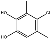 1,2-Benzenediol, 4-chloro-3,5-dimethyl- Struktur