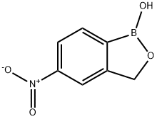 2,1-Benzoxaborole, 1,3-dihydro-1-hydroxy-5-nitro- Structure