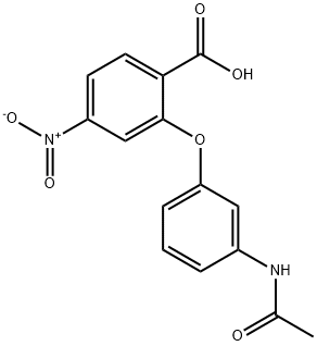 Benzoic acid, 2-[3-(acetylamino)phenoxy]-4-nitro-