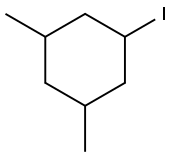 Cyclohexane, 1-iodo-3,5-dimethyl- Structure