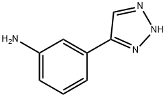3-(2H-1,2,3-triazol-4-yl)aniline 结构式