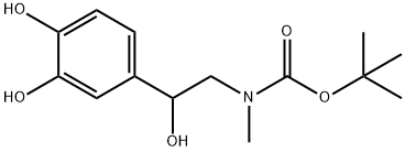 rac N-Boc Epinephrine Structure