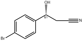 (R)-3-(4'-bromophenyl)-3-hydroxypropanenitrile Structure
