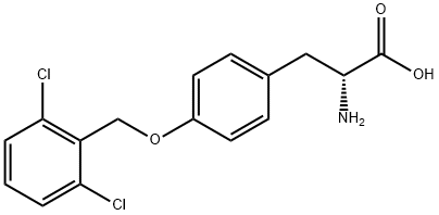 D-Tyrosine, O-[(2,6-dichlorophenyl)methyl]- Struktur