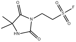 1-Imidazolidineethanesulfonyl fluoride, 4,4-dimethyl-2,5-dioxo- 结构式