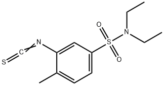 N,N-diethyl-3-isothiocyanato-4-methylbenzene-1-sulfonamide,878218-43-0,结构式