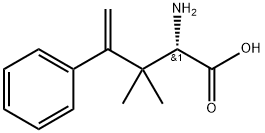 (2S)-Amino-3,3-Dimethyl-4-Phenyl-pent-4-enoic Acid Structure