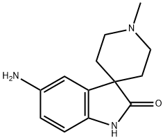 5-Amino-1′-methylspiro[3H-indole-3,4′-piperidin]-2(1H)-one 结构式