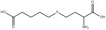 Pentanoic acid, 5-[(3-amino-3-carboxypropyl)thio]-, 88096-02-0, 结构式