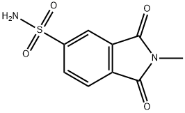 2-methyl-1,3-dioxo-2,3-dihydro-1H-isoindole-5-sulfonamide 结构式