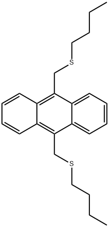 Anthracene, 9,10-bis[(butylthio)methyl]-,881735-80-4,结构式
