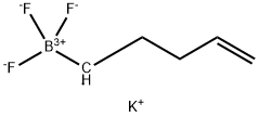 三氟(戊-4-烯基)硼酸钾 结构式