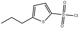5-丙基噻吩-2-磺酰氯, 883146-08-5, 结构式