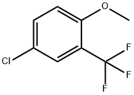 Benzene, 4-chloro-1-methoxy-2-(trifluoromethyl)-,883497-29-8,结构式