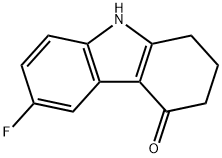 6-氟-2,3,4,9-四氢-1H-咔唑-4-酮 结构式