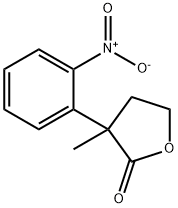 2(3H)-Furanone, dihydro-3-methyl-3-(2-nitrophenyl)-