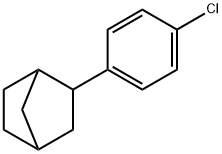 Bicyclo[2.2.1]heptane, 2-(4-chlorophenyl)- Struktur