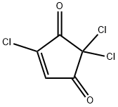 4-Cyclopentene-1,3-dione, 2,2,4-trichloro-