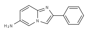 2-苯基咪唑并[1,2-A]吡啶-6-胺, 887576-74-1, 结构式