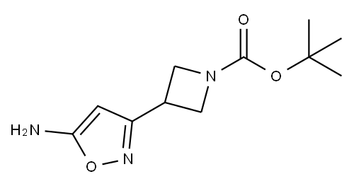 3-(1-BOC-3-氮杂环丁基)-5-氨基异噁唑, 887591-76-6, 结构式