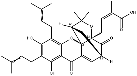 Gaudichaudic acid Struktur
