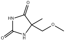 5-(methoxymethyl)-5-methylimidazolidine-2,4-dione Struktur