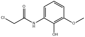 Acetamide, 2-chloro-N-(2-hydroxy-3-methoxyphenyl)- Struktur