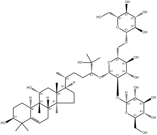 罗汉果皂苷ⅢA1,88901-42-2,结构式