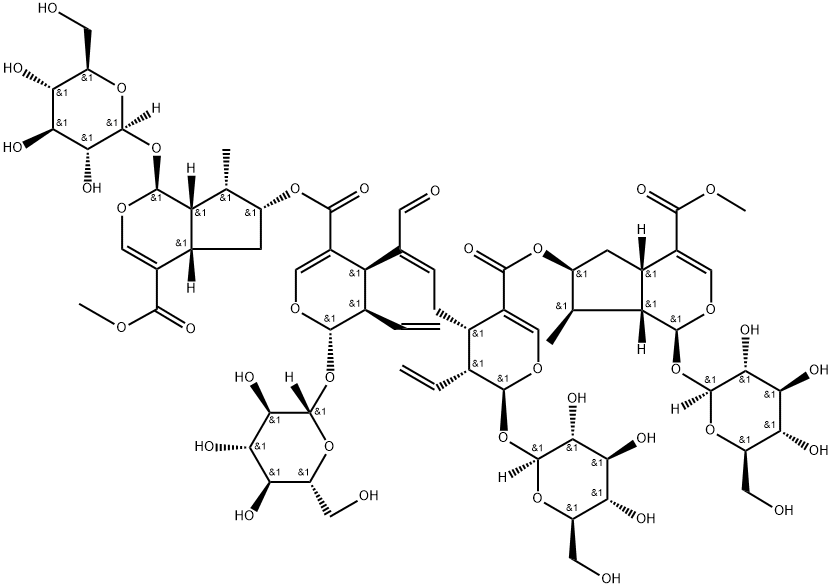 续断苷A,889678-62-0,结构式