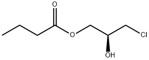 Butanoic acid, (2S)-3-chloro-2-hydroxypropyl ester 化学構造式