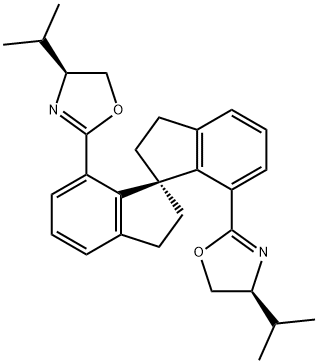 (RA,S,S)-IPR-SPIROBOX, 890090-23-0, 结构式