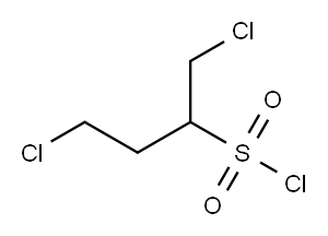 2-Butanesulfonyl chloride, 1,4-dichloro- Struktur