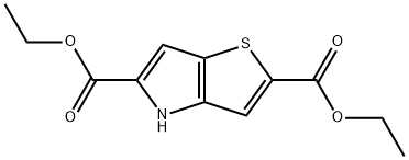 Diethyl 4H-thieno[3,2-b]pyrrole-2,5-dicarboxylate, 89168-61-6, 结构式