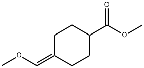 methyl 4-methoxymethylidene-cyclohexane carboxylate Structure
