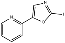 Pyridine, 2-(2-iodo-5-oxazolyl)- 结构式