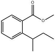 Benzoic acid, 2-(1-methylpropyl)-, methyl ester Struktur