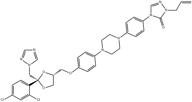 Itraconazole Impurity, 89848-54-4, 结构式
