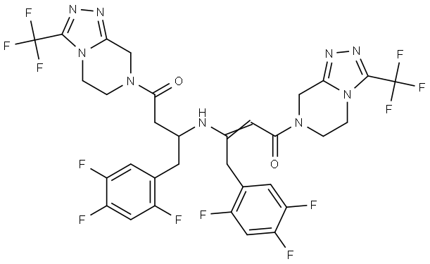 Sitagliptin Impurity 28, 898543-70-9, 结构式