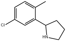 2-(5-chloro-2-methylphenyl)pyrrolidine Structure