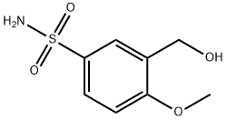 3-(Hydroxymethyl)-4-methoxybenzene-1-sulfonamide 结构式