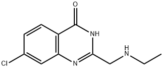 4(3H)-Quinazolinone, 7-chloro-2-[(ethylamino)methyl]- Struktur