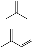 ブチルゴム 化学構造式