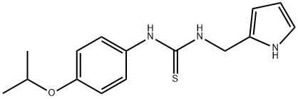 N-[4-Isopropyloxyphe nyl]-N'-(1H-pyrrol-2-yl)methyl)thiourea,902130-77-2,结构式