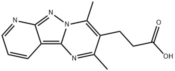 3-(2,4-二甲基吡啶并[2',3':3,4]吡唑并[1,5-A]嘧啶-3-基)丙酸 结构式