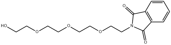 1H-Isoindole-1,3(2H)-dione, 2-[2-[2-[2-(2-hydroxyethoxy)ethoxy]ethoxy]ethyl]-,90331-86-5,结构式