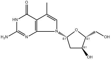 7-Methyl-7-deaza-2’-deoxyguanosine Structure